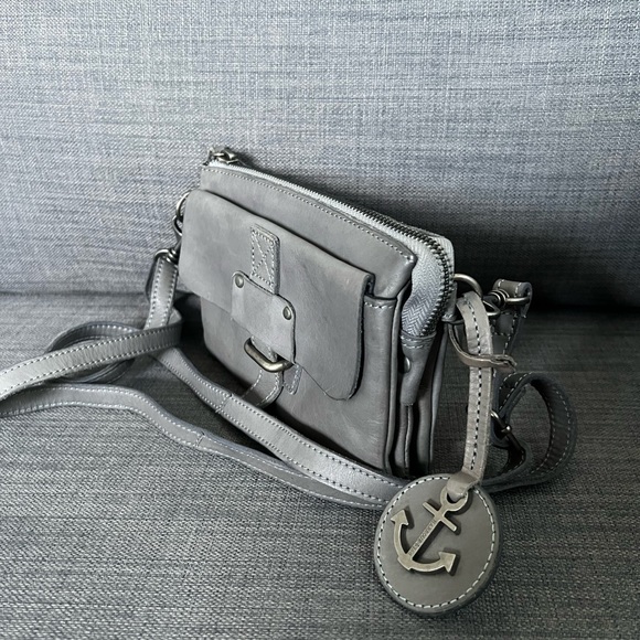 NEW HARBOUR 2nd MULTIFUNCTIONAL SMALL CROSSBODY SHOULDER FANNIEBAG LEATHER